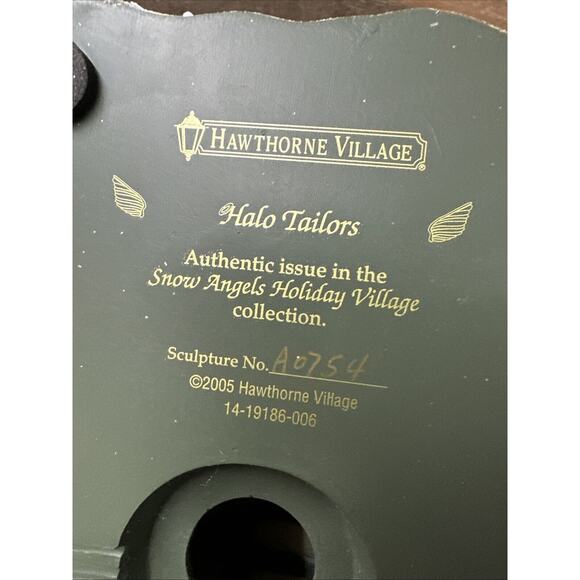 Halo Tailors Snow Angel Holiday Village Hawthorne COA - Picture 7 of 9